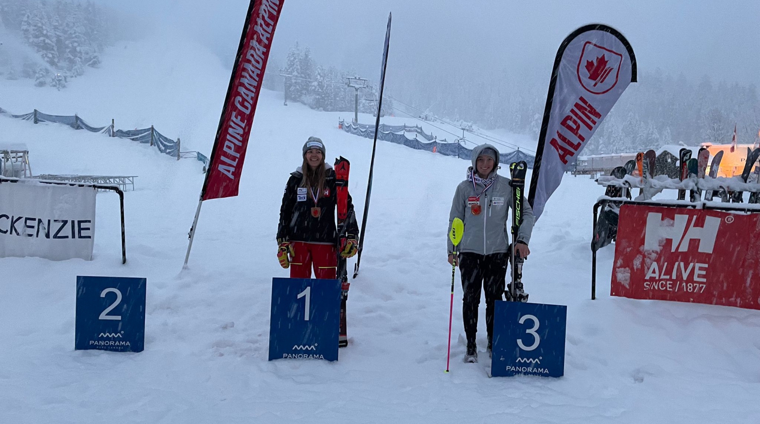 NorAm Panorama: 3. místo ve slalomu a další bodové zlepšení Elese Sommerové