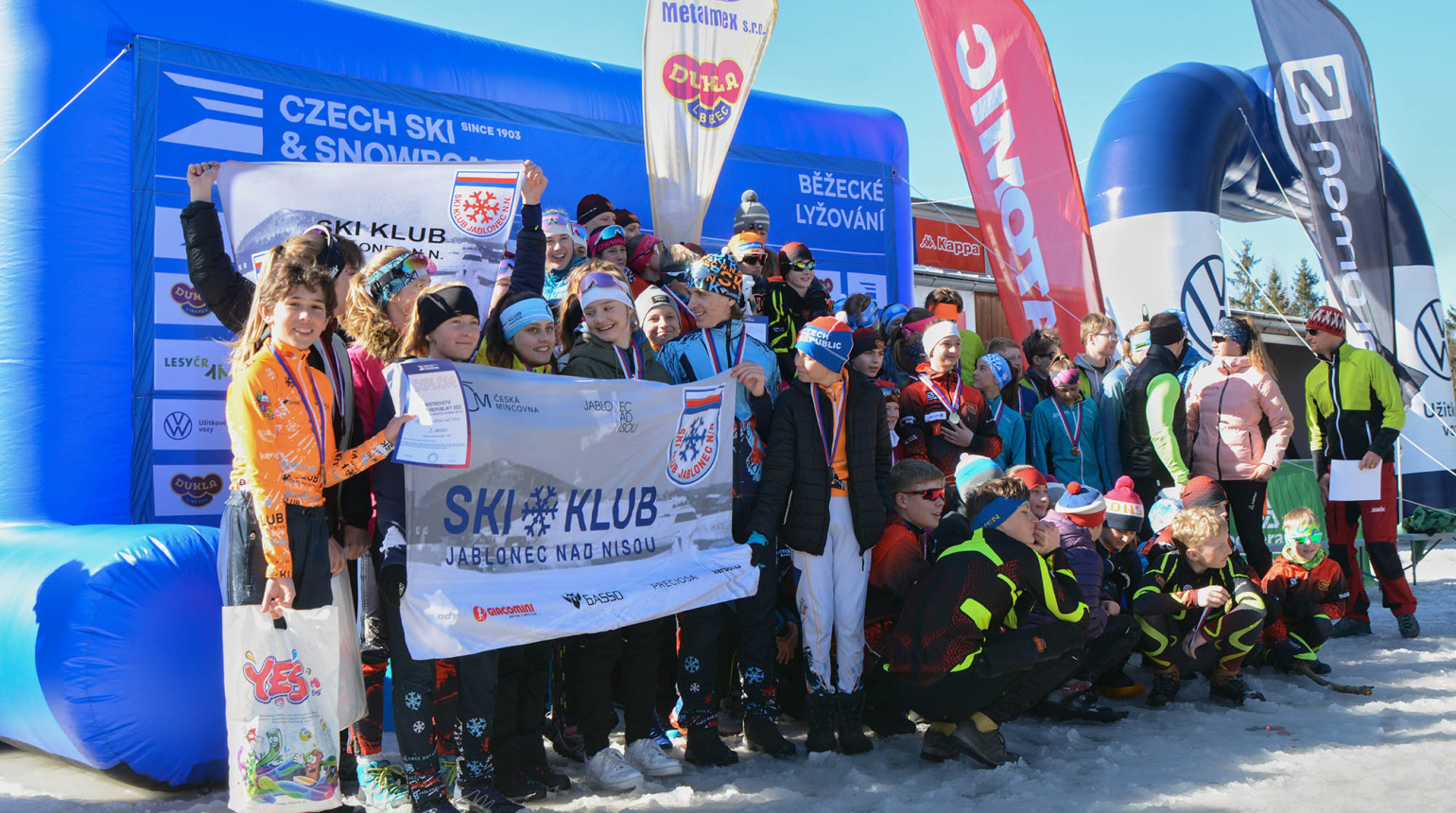 Žáci závodili o pohárové úspěchy v běžeckém lyžování v Jablonci nad Nisou