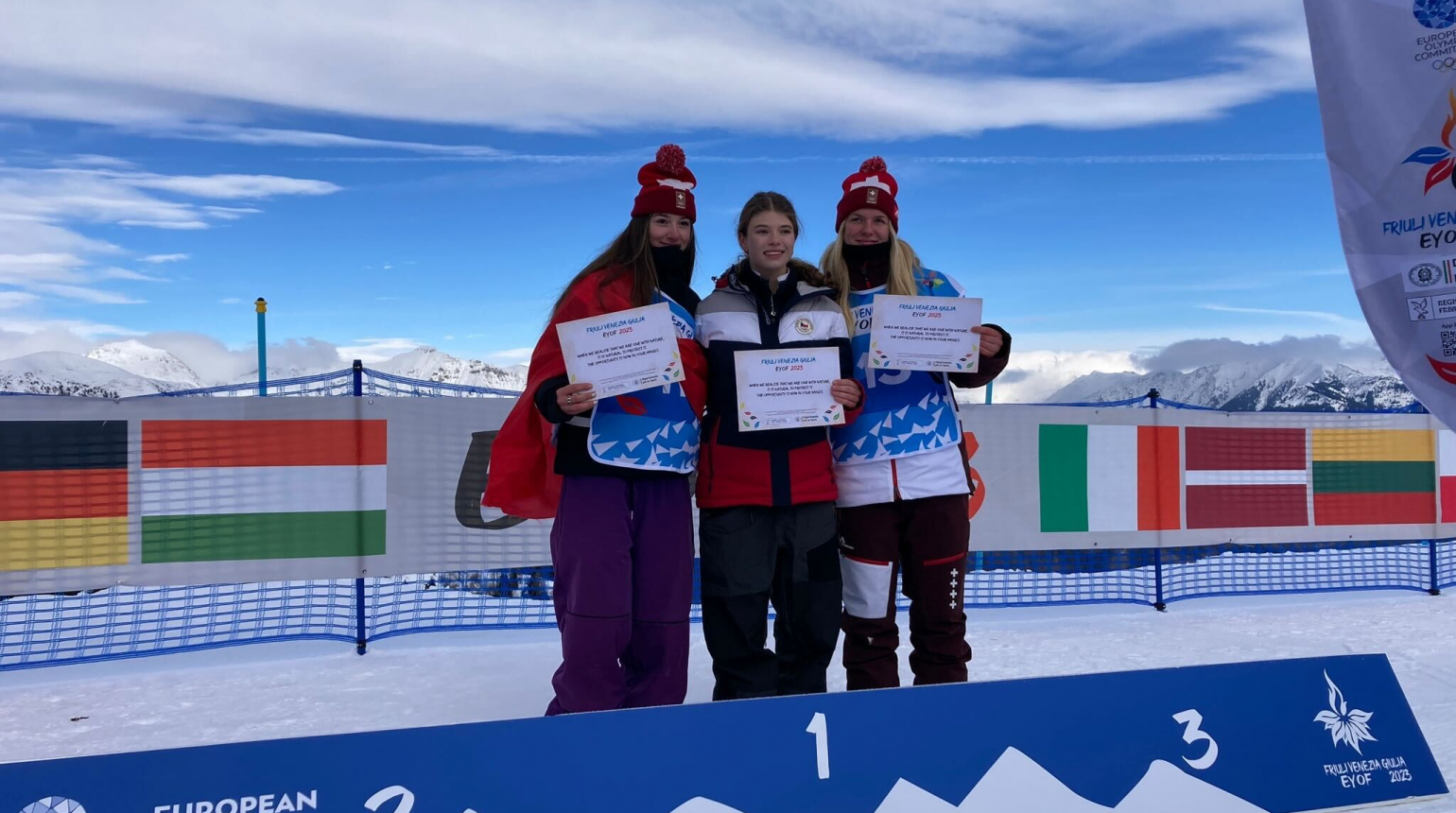 EYOF2023: Vanessa Volopichová je královnou slopestylu. Snowboardcrossaři dojeli v nejlepší osmičce