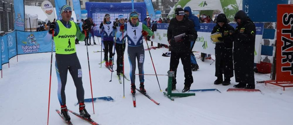 Paralyžařka Bubeníčková nechyběla na MČR žáků v běhu na lyžích na Bedřichově
