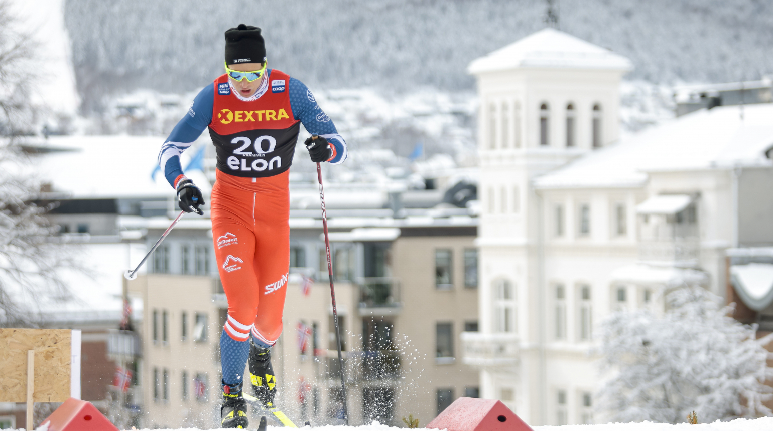 Desátý sprint sezóny v Drammenu přinesl desáté místo pro Ondřeje Černého