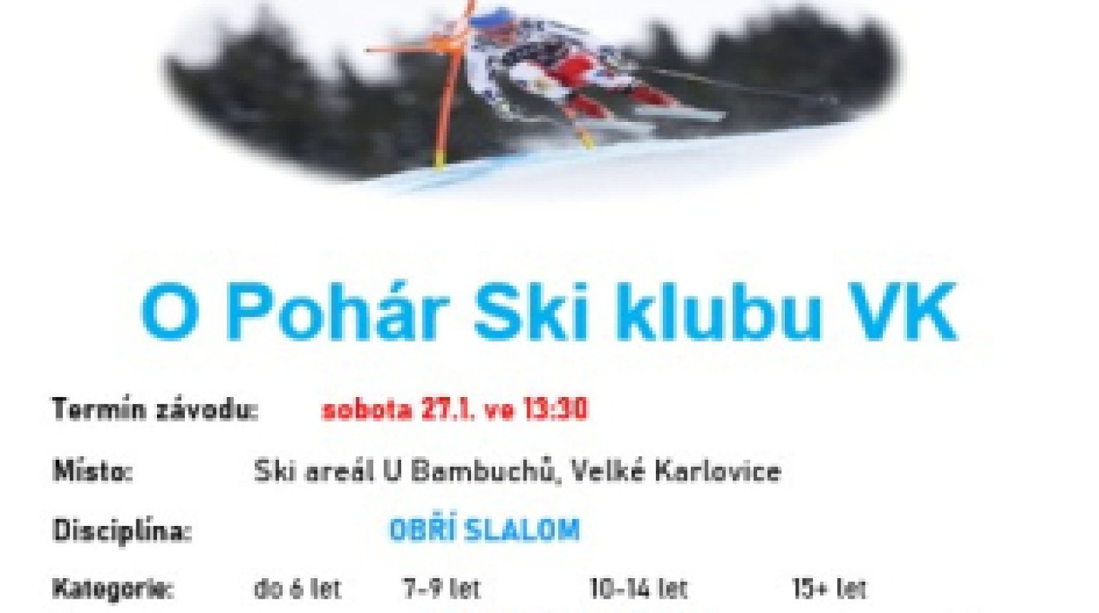 O Pohár Ski klubu VK 27.1.2024