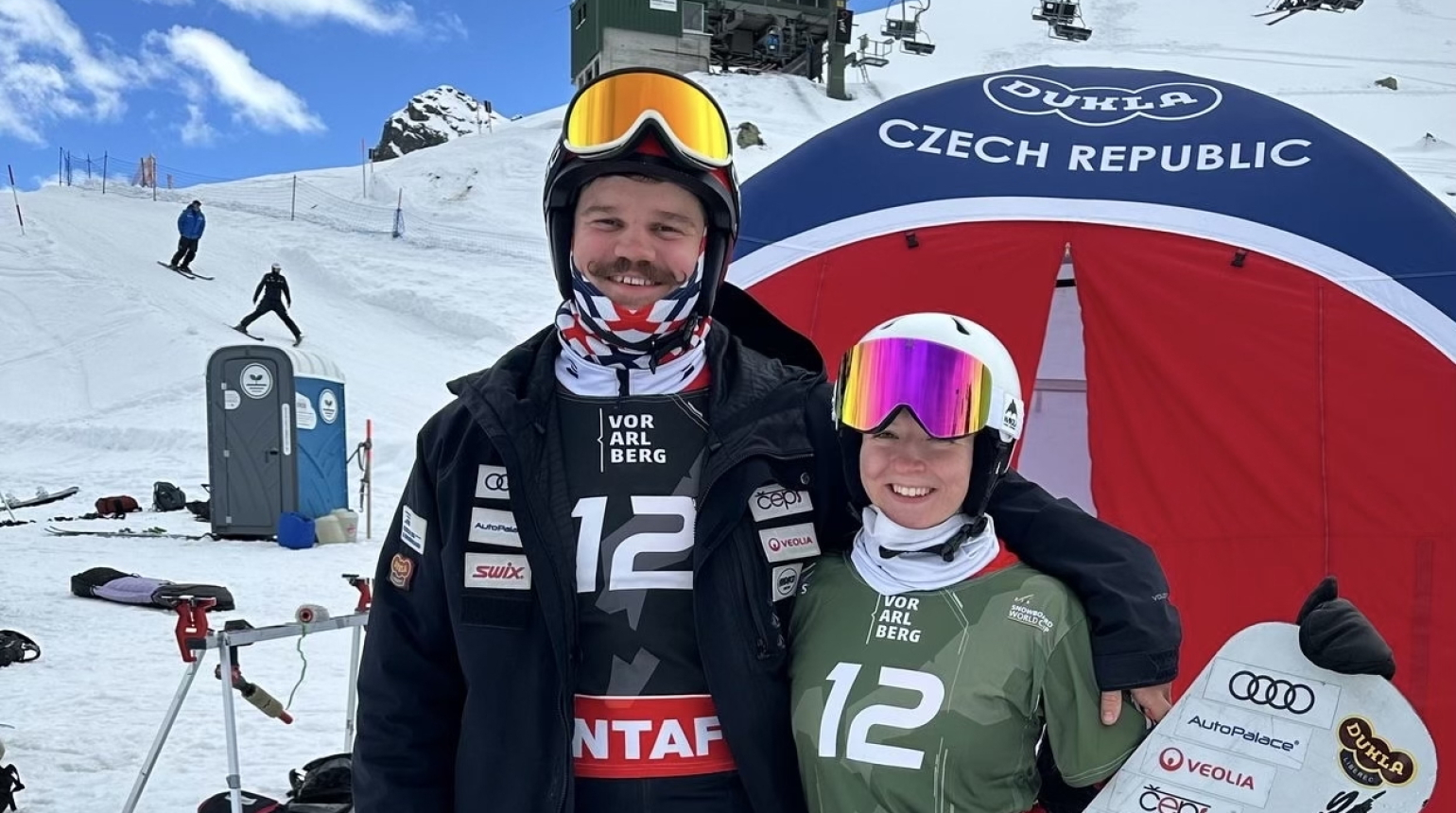 Snowboardcrossaři v Montafonu odjeli generálku před MS