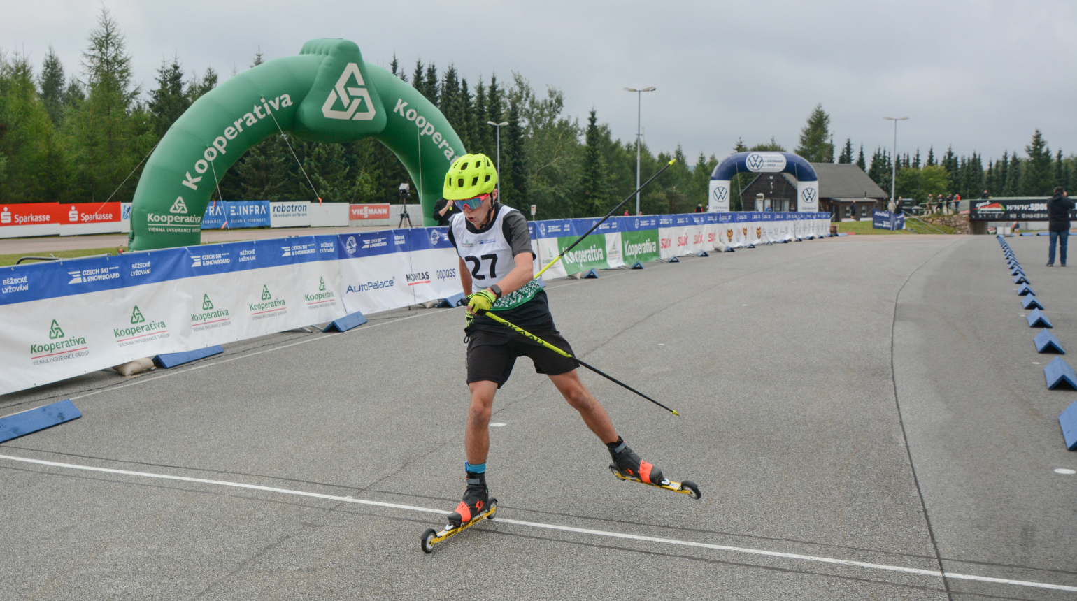 Altenberg o víkendu hostí Krušnohorský pohár v běhu na kolečkových lyžích