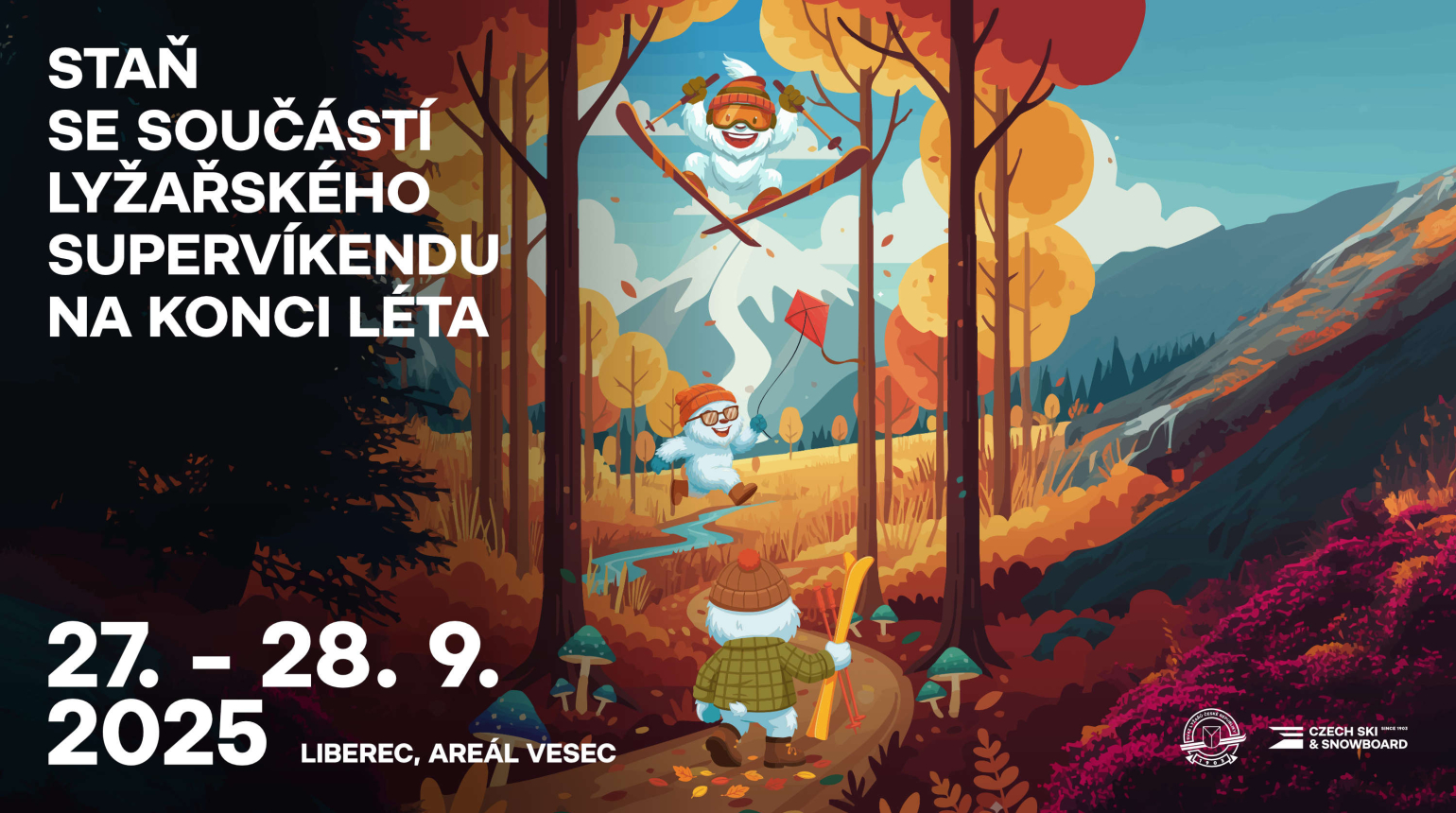 Staň se součástí Lyžařského supervíkendu a přijď si do Liberce vyzkoušet zimní sporty v letním kabátu