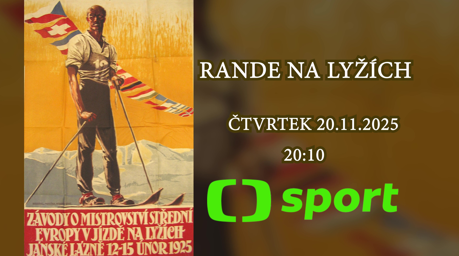 VIDEO: Česká televize uvede dokument Rande na lyžích o prvním mistrovství světa v Janských Lázních