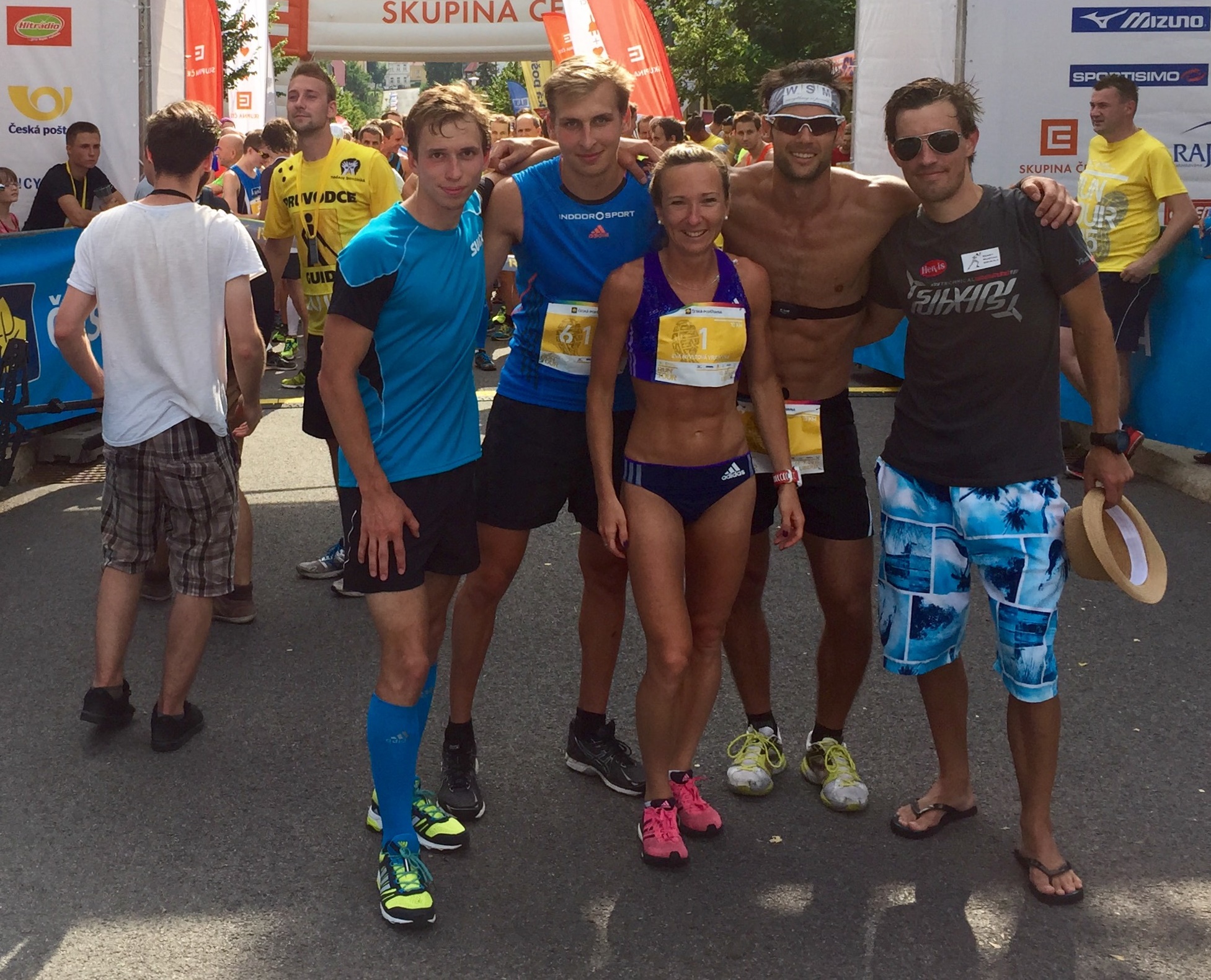 Běžkařská partička na RunTour v Liberci