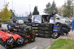 Pondělní odjezd servisu do Gällivare