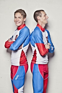 Martin Jakš (vpravo) s týmovým parťákem Jacobem Kordačem (foto: Zuzana Panská)