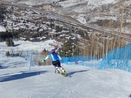 Šárka Strachová trénuje před SP v Aspenu 