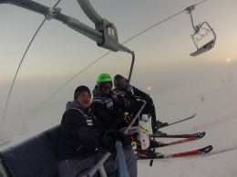 Matyáš Mleziva a Kryštof Krýzl na lanovce ...  