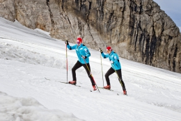 Společná příprava na Dachsteinu (Lukáš Bauer a Petr Knop)