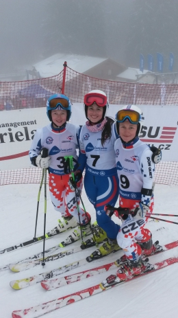 Vítězky nedělních obřích slalomů - ALLIANZ Český pohár Pec p. Sněžkou 2015