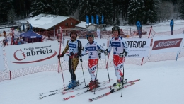 Vítězové nedělních obřích slalomů - ALLIANZ Český pohár Pec p. Sněžkou 2015