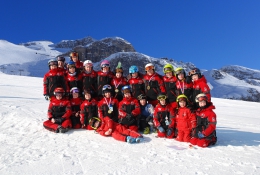 Jablonecká akrobatická mláďata na Stubaii