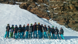 Jablonecká akrobatická mláďata na Stubaii