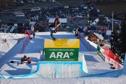 Jan Nečas při slopestylu na MS v Kreischbergu (foto: Přemek Vida)