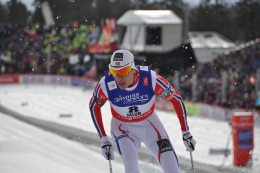Ola Vigen Hattestad (NOR) při kvalifikaci sprintu na MS