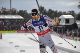 Alex Harvey (CAN) při kvalifikaci sprintu na MS