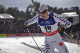 Johan Edin (SWE) při kvalifikaci sprintu na MS