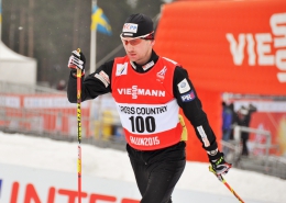 Při prvním tréninku ve Falunu