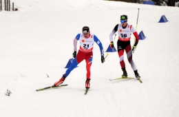 Lukáš Bauer při závodě na 15 km volně