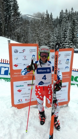 Kryštof Krýzl, mistr republiky v obřím slalomu 2015 