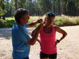 Petra Hynčicová na soustředění na Zadově