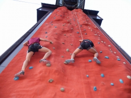 Andrea Klementová a Petra Hynčicová na soustředění na Zadově