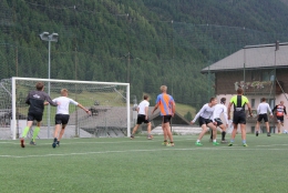 Fotbálek s Petterem Northugem v Livignu