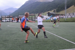 Fotbálek s Petterem Northugem v Livignu