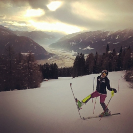 Martina Dubovská na tréninku na Brenneru