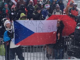 Fanoušci českého týmu na SP v Jasné