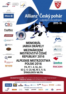 Mezinárodní mistrovství ČR v alpských disciplínách 2016 - oficiální plakát