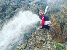 Také Péťa Nováková si však vyběhla pro parádní odměnu v podobě krásného výhledu.