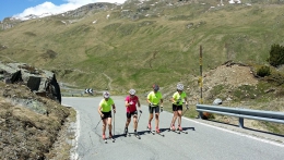 Ženský tým odjel na kolečkové lyže do italské Santa Catariny.