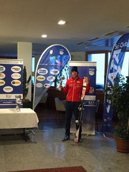 Honza s pohárem za 2. místo v Soldě