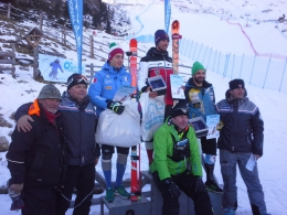 Stupně vítězů mužů v českém závodě FIS ve Pfelders