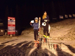 Stupně vítězů Hemsedal: 2. místo Pavla Klicnarová