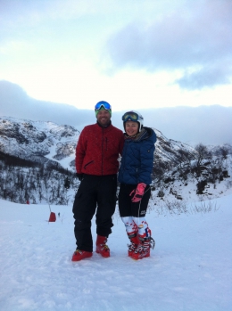 S trenérem Honzou Kvasničkou...