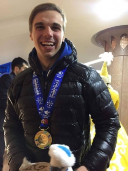 Daniel Paulus se zlatou medailí