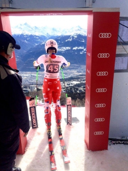 Pavla Klicnarová na startu