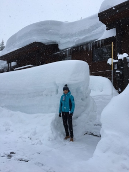 Šárka Strachová v zasněženém Squaw Valley