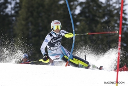 Martina Dubovská na trati SP ve Squaw Valley, kde zajela 19. místo