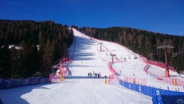 Svahy na neoficiální MS žáků v Itálii