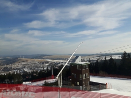 Aktuální foto z 13. března z Klínovce