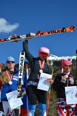 Stupně vítězů MS neslyšících: 1. Tereza Kmochová