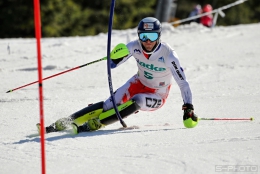 Kryštof Krýzl na trati 1. kola slalomu MČR