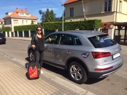 Martina Dubovská přebírá nové Audi