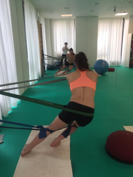 Martina Dubovská ve VO2max na fyziotréninku s Vendy